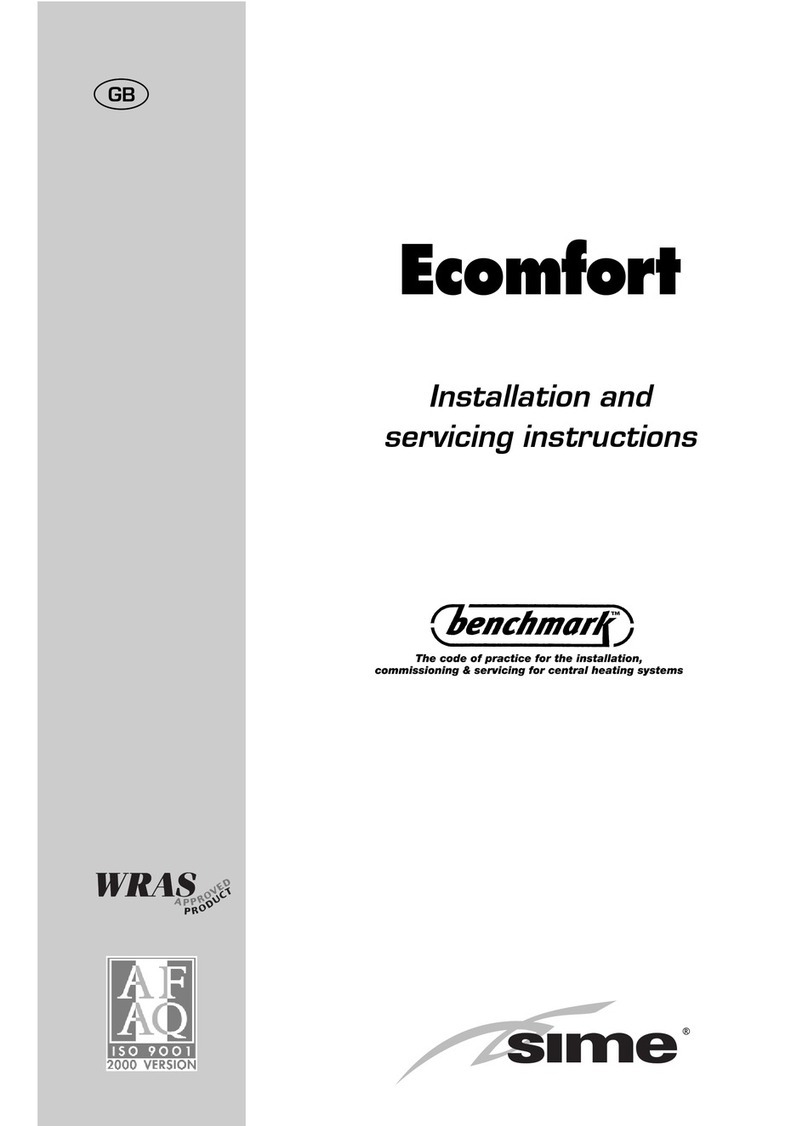 Sime ECOMFORT SYSTEM 25 HE User guide