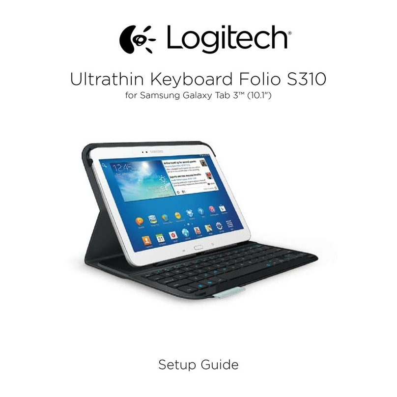 Logitech Folio S310 User manual Logitech Folio S310 User manual