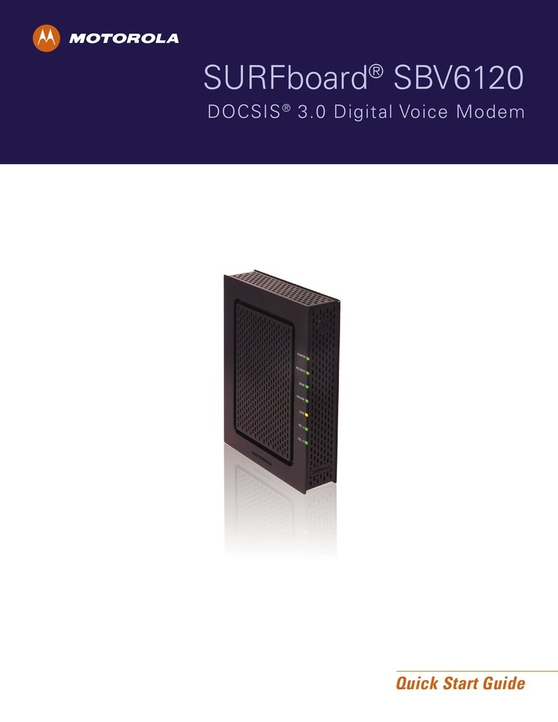 Motorola SURFboard SBV6120 User manual