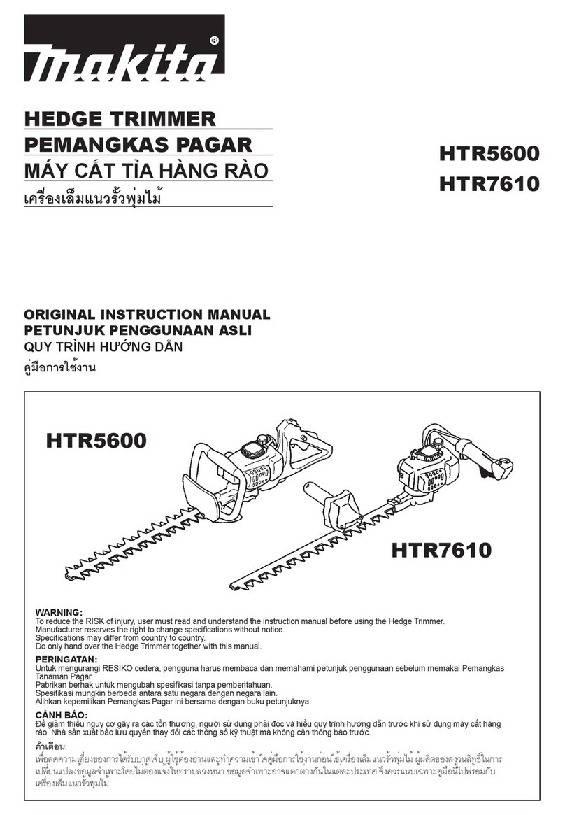 Makita HTR5600 User guide