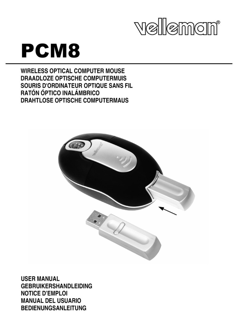 Velleman pcm8 User manual
