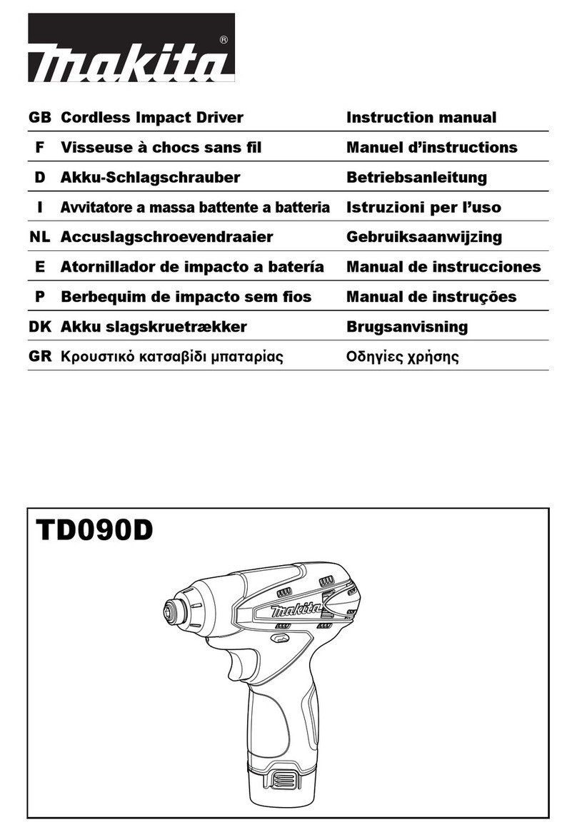 Makita TD090D User manual