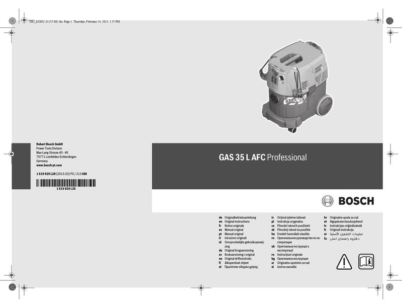 Bosch GAS 35 L AFC Professional Original instructions