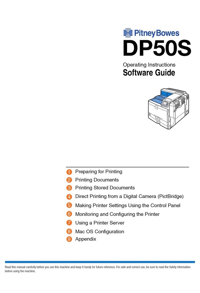 Pitney Bowes DP50S User manual