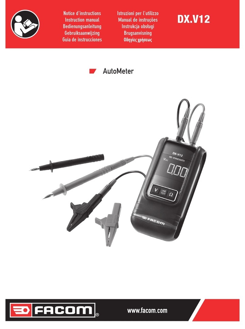 Facom DX.V12 instruction manual