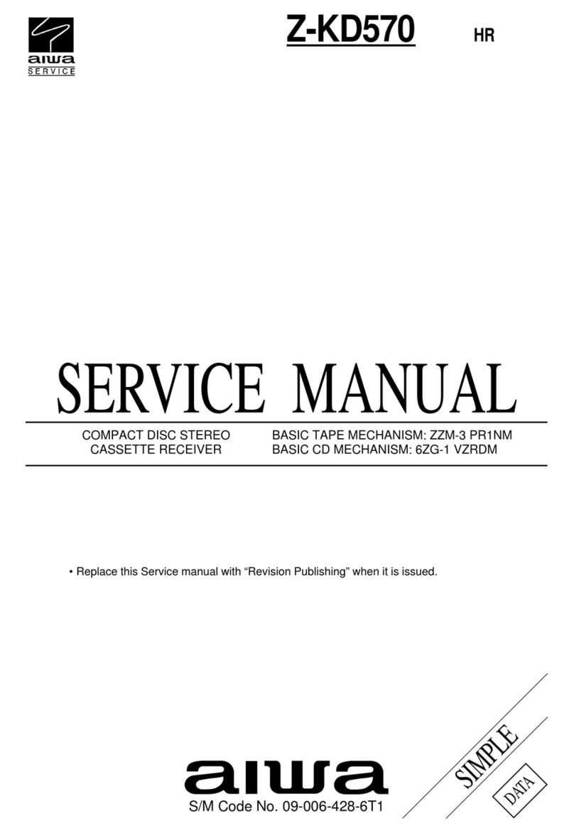 Aiwa Z-KD570 Service manual