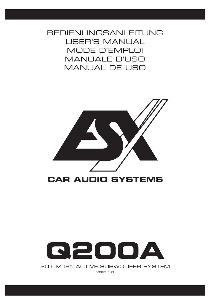 ESX Q200A User manual