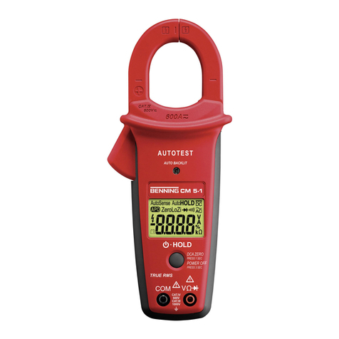 Benning CM 5-1 operating manual