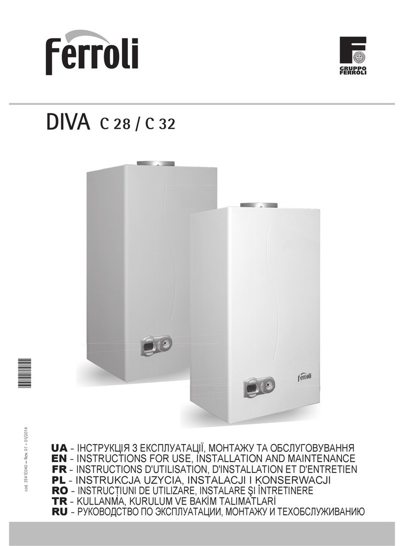 Ferroli DIVA C28 Troubleshooting guide