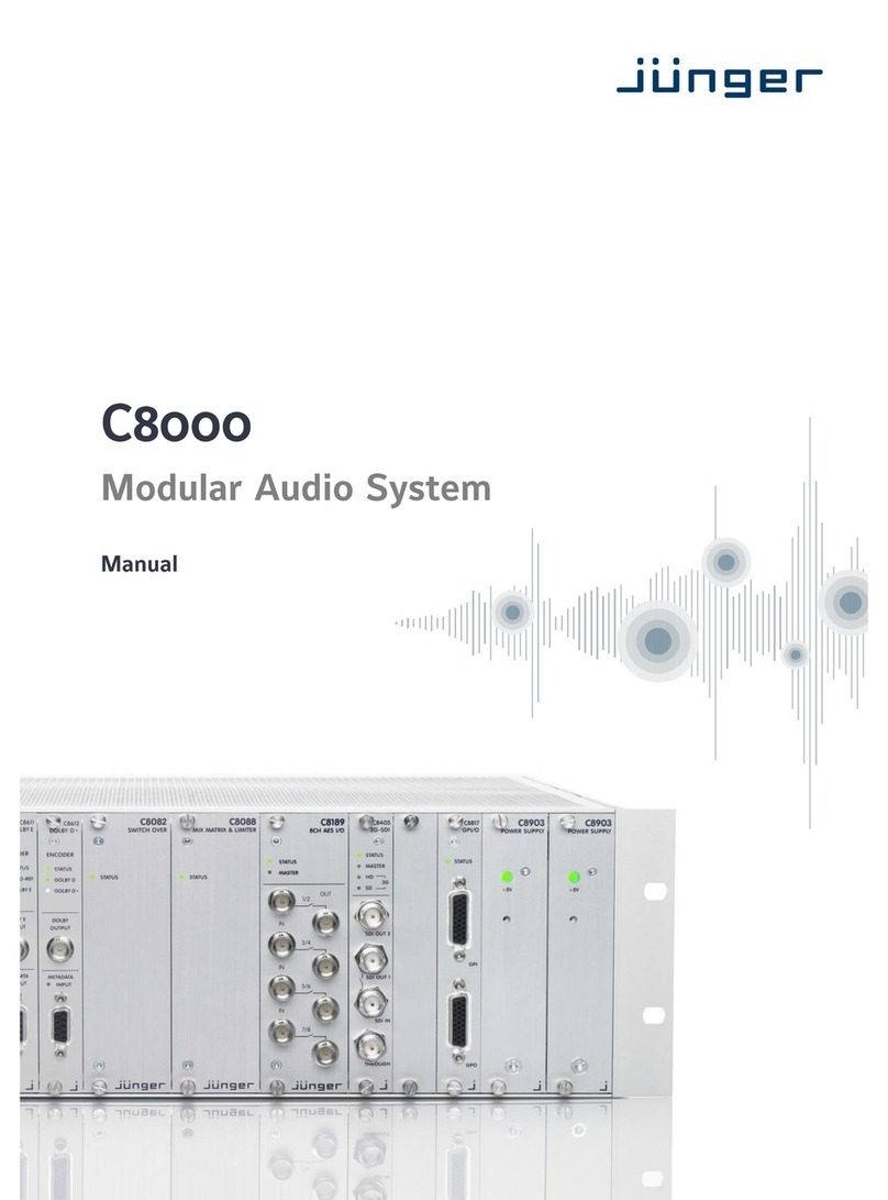 junger C8000 user manual
