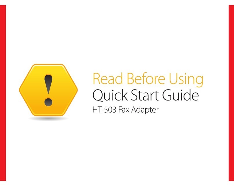FaxLogic HT-503 quick start guide