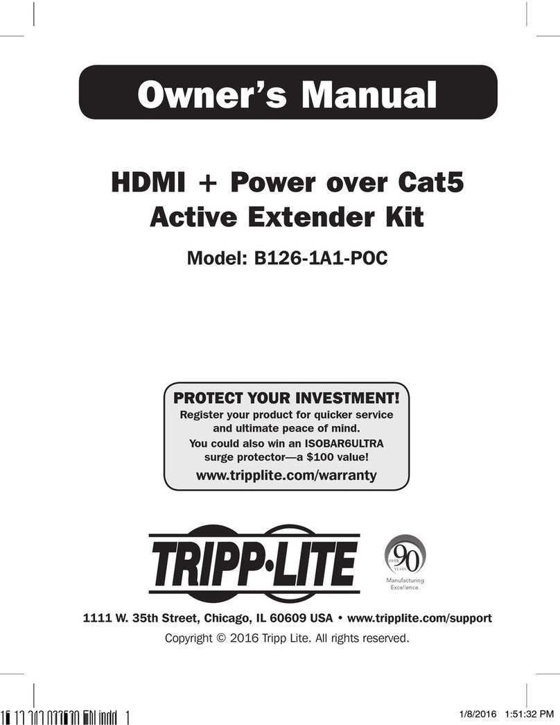 Tripp Lite B126-1A1-POC User manual