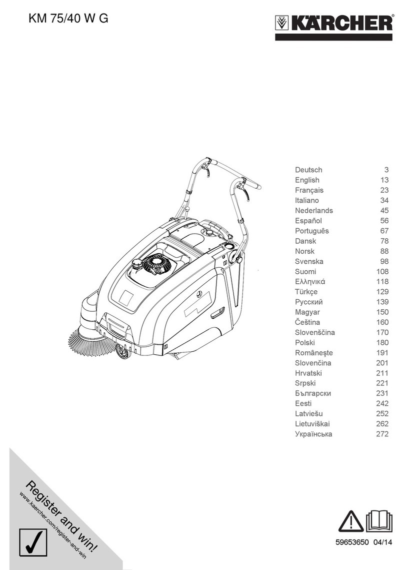 Kärcher KM 75/40 W G User manual