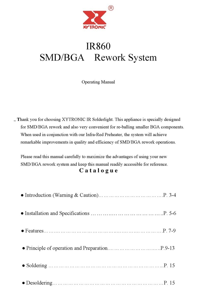Xytronic IR860 operating manual
