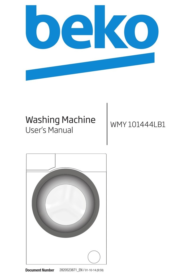 Beko WMY 101444LB1 User manual