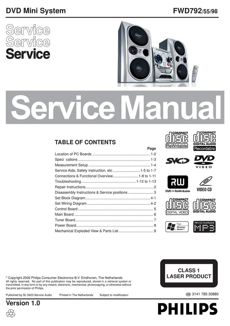 Philips FWD 792 Service manual