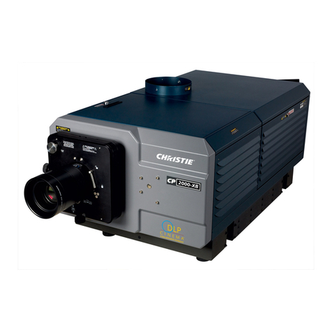Christie CP2000-XB Setup guide