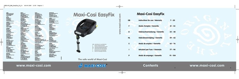 MaxiCosi Easy Fix Troubleshooting guide