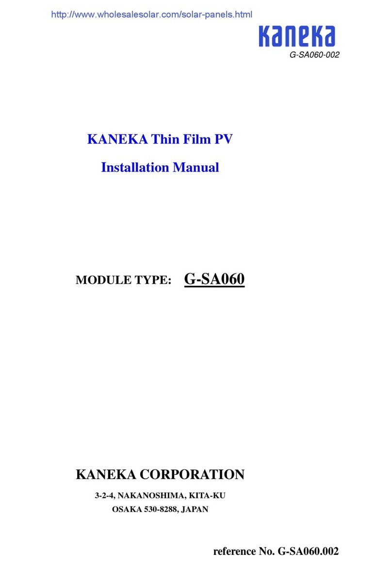 KANEKA G-SA060 User manual