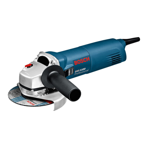 Bosch GWS 1100 Original instructions
