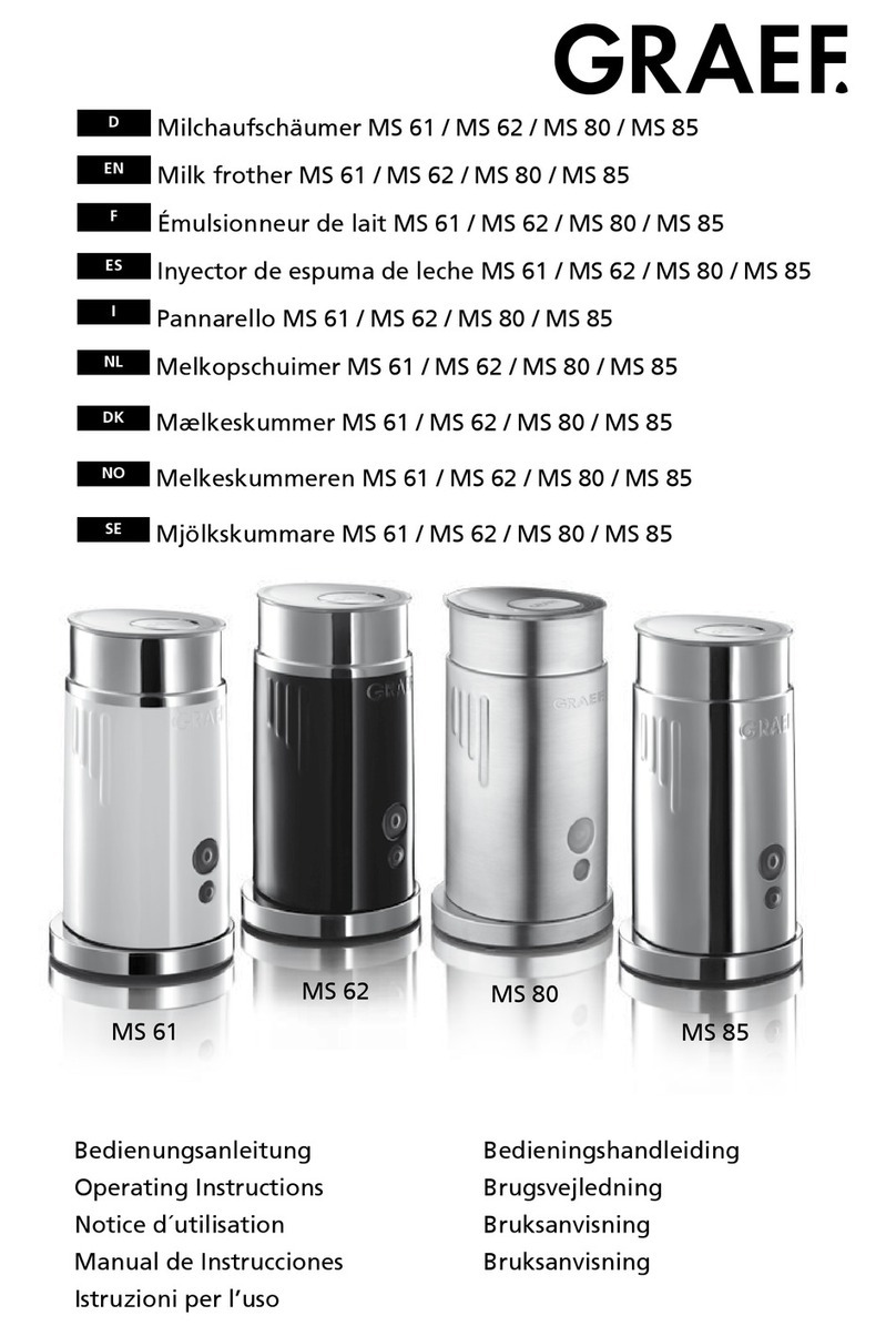Graef MS 61 User manual