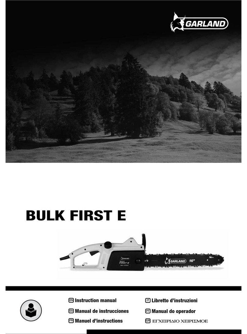 Garland BULK FIRST E User manual Garland BULK FIRST E User manual