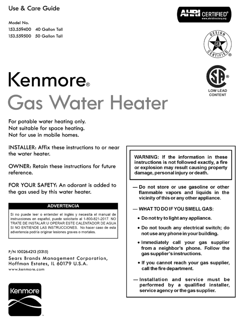 Kenmore 153.559400 User manual