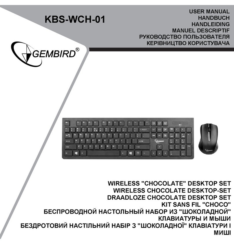 Gembird KBS-WCH-01 user manual