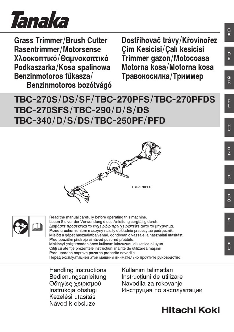 Tanaka TVC-270S Handling instructions