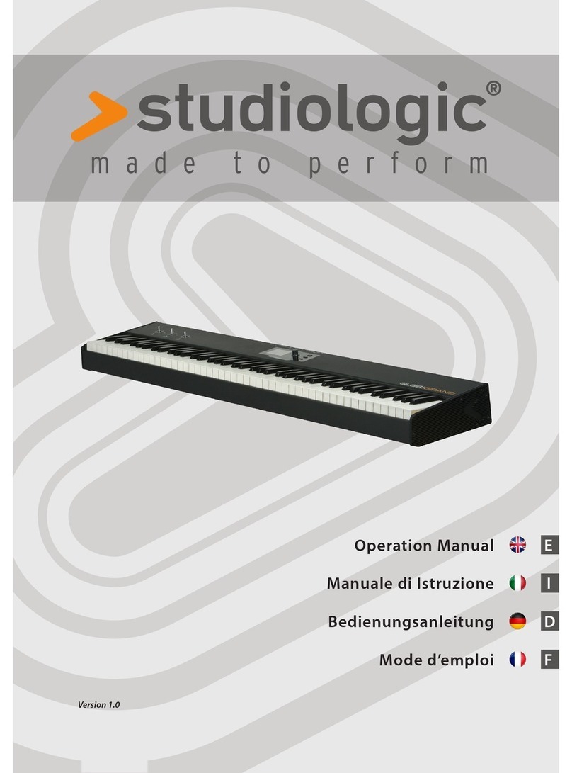 Studio Logic SL88IGRAND User manual