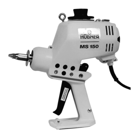Hubner MS 150 operating instructions