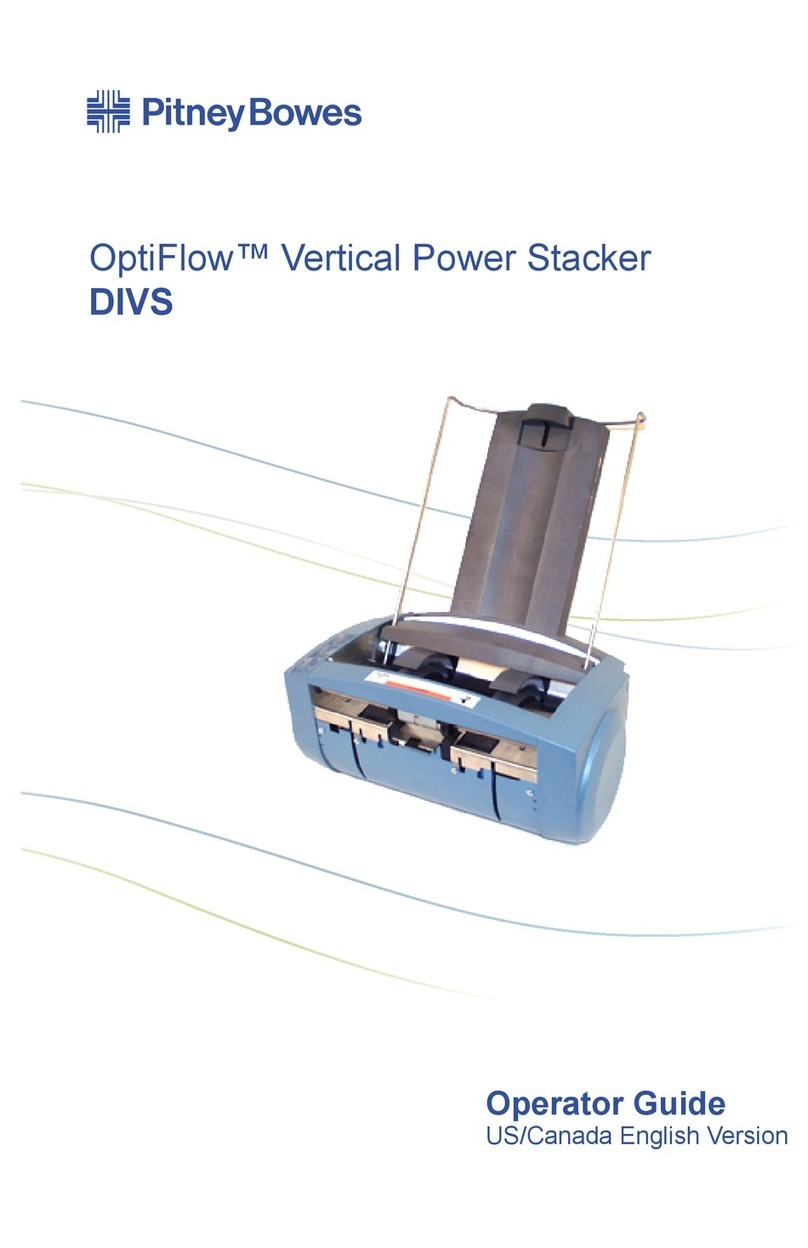 Pitney Bowes OptiFlow DIVS Operator's guide