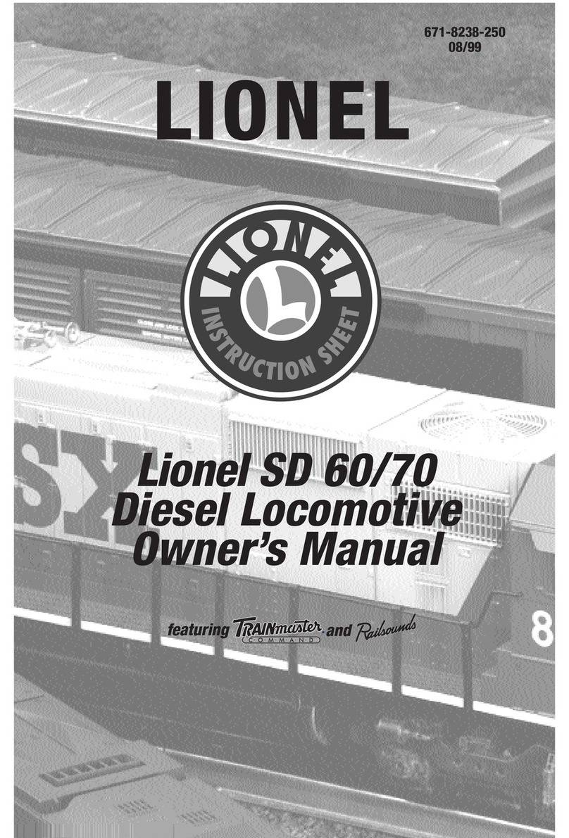 Lionel SD 60/70 owner's manual