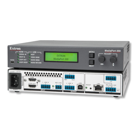 Extron electronics mediaport 200 user guide