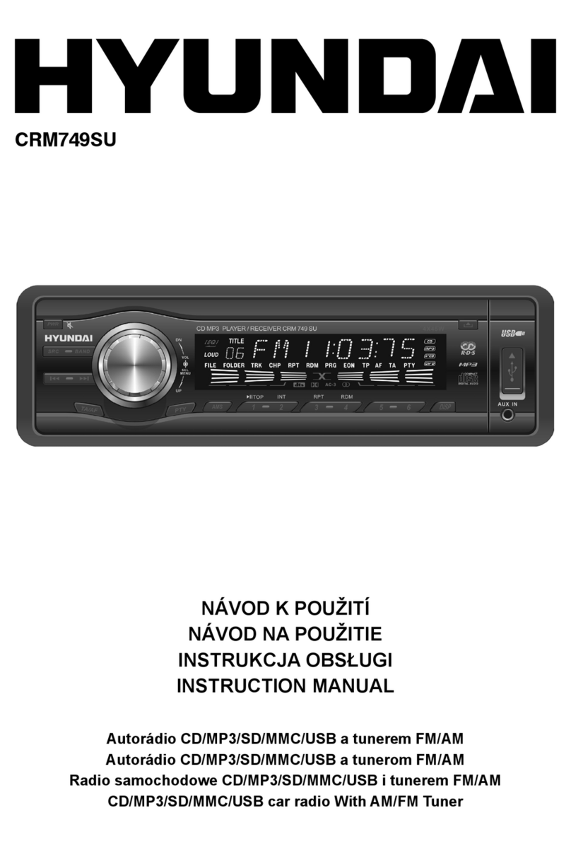 Hyundai CRM749SU instruction manual