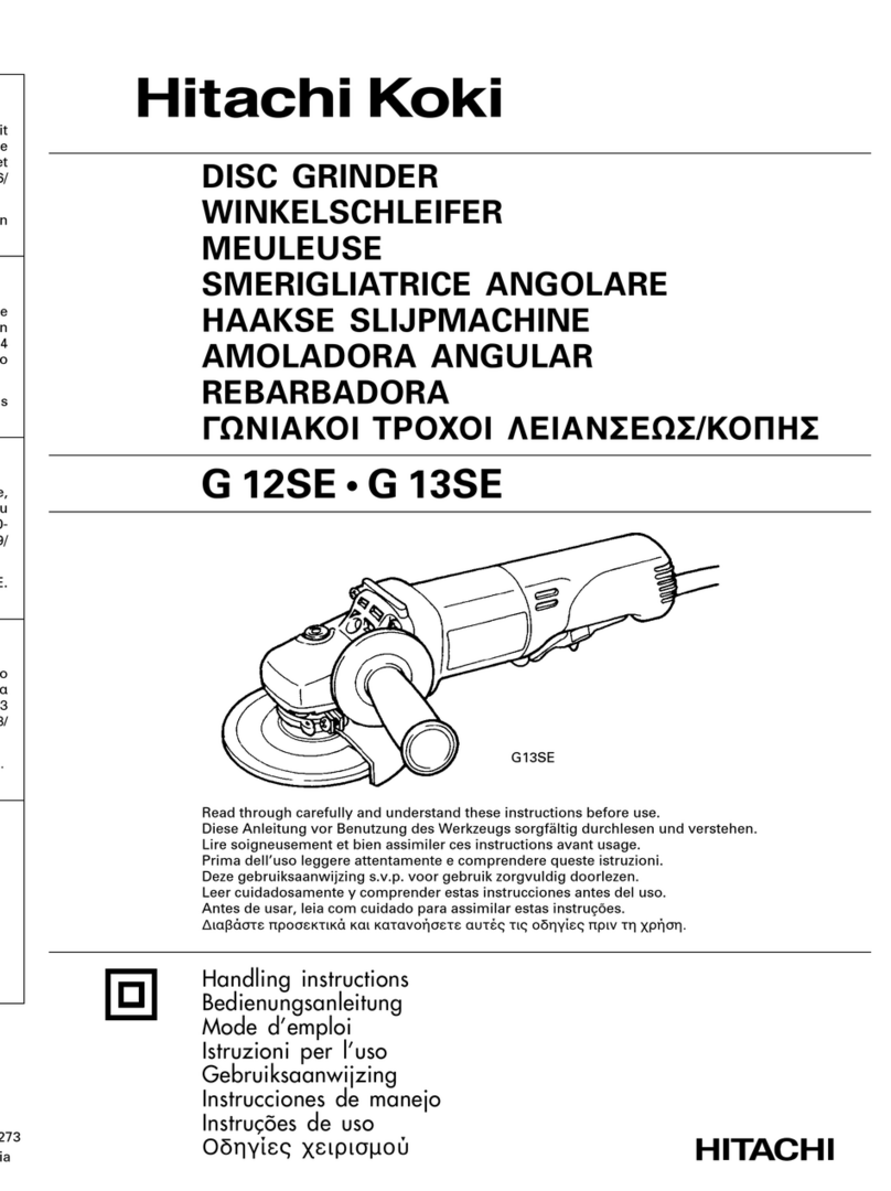 Hitachi G 12Se User manual