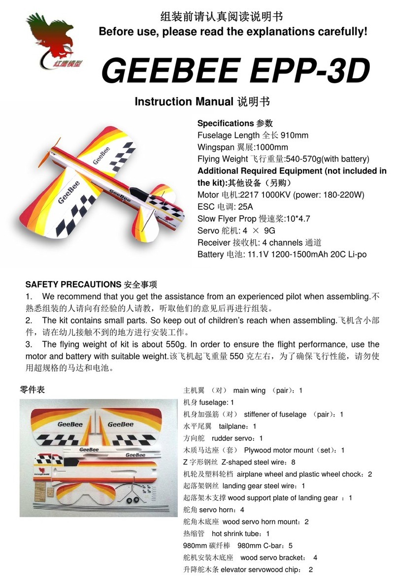 GEEBEE EPP-3D instruction manual