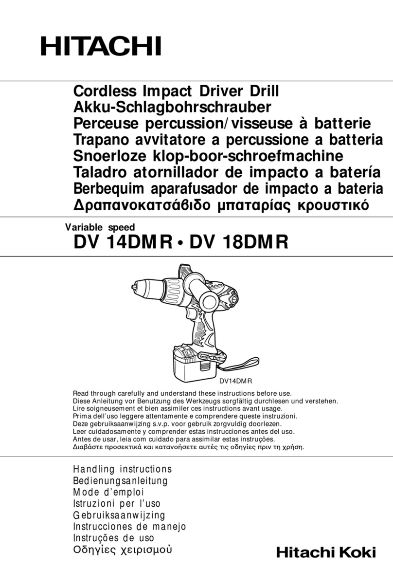 Hitachi DV 14DMR User manual
