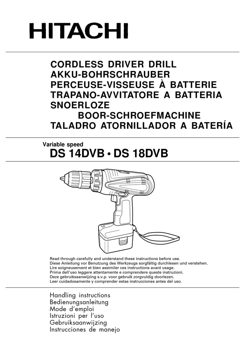 Hitachi DS 14DVB User manual