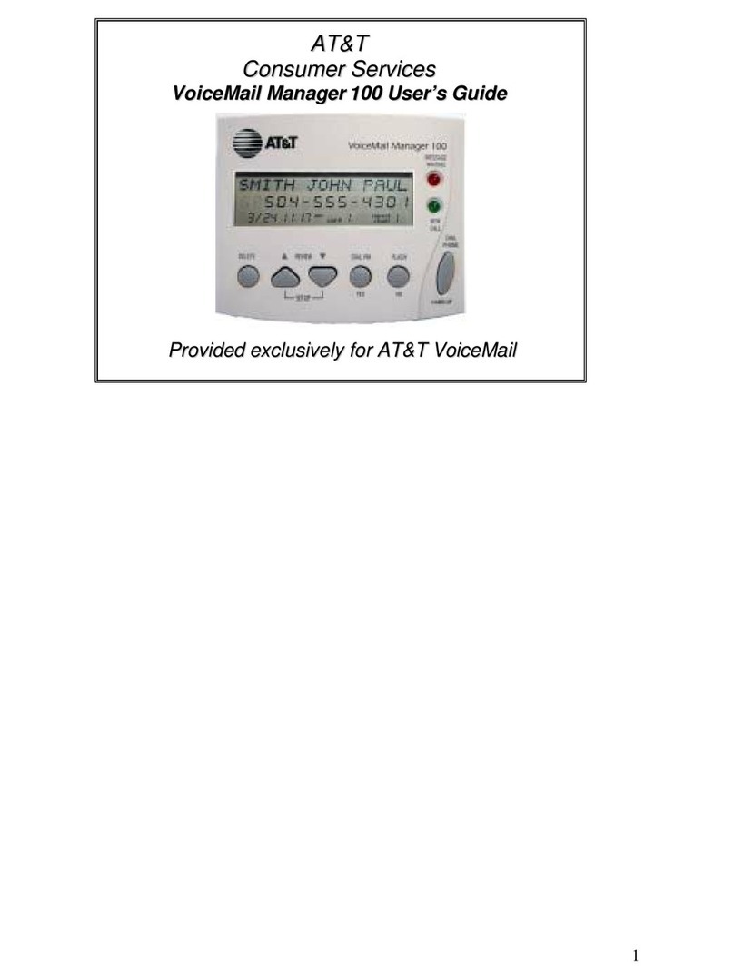 AT&T 100 User manual