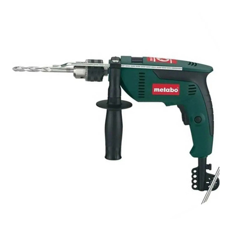 Metabo SBE 521 operating instructions