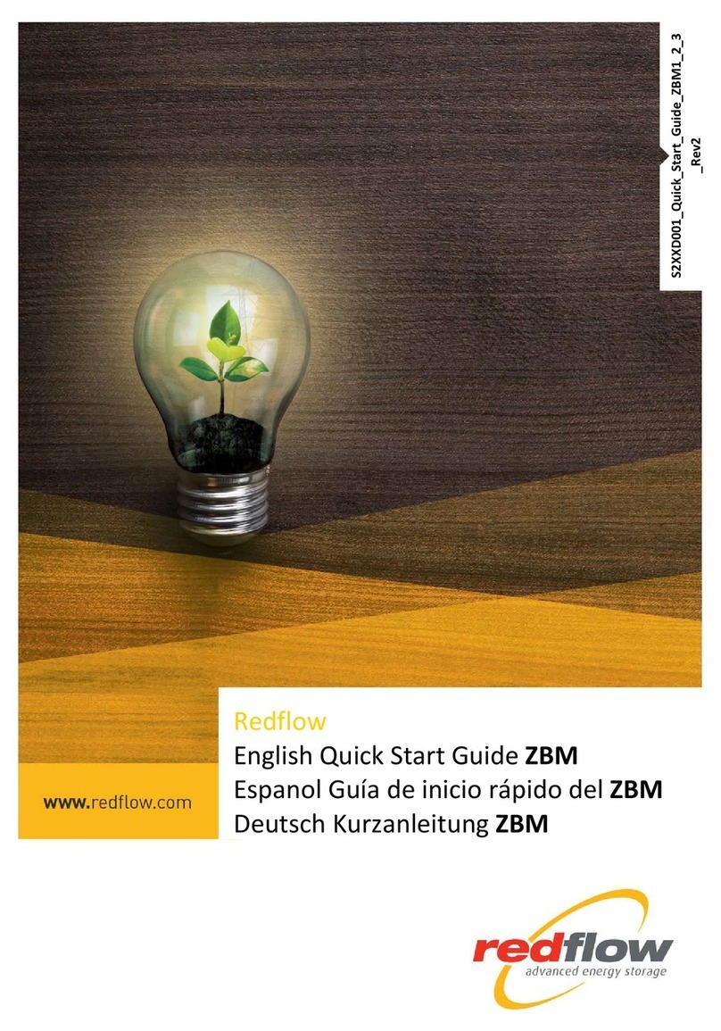 Redflow ZBM quick start guide