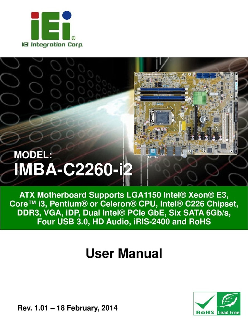 IEI Technology IMBA-C2260-i2 user manual