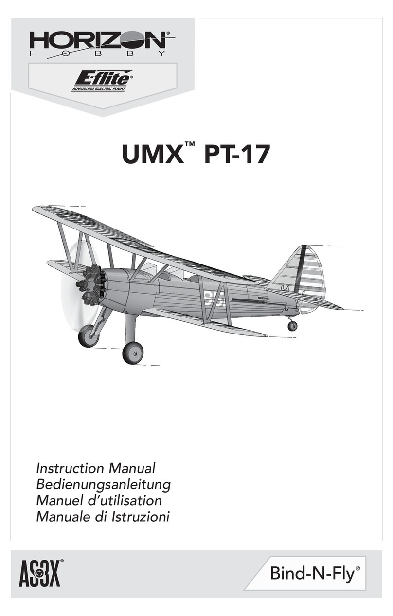 E-FLITE UMX PT-17 User manual