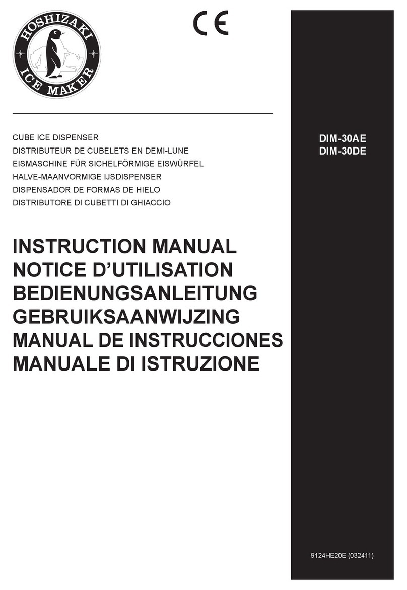 Hoshizaki DIM-30AE User manual Hoshizaki DIM-30AE User manual