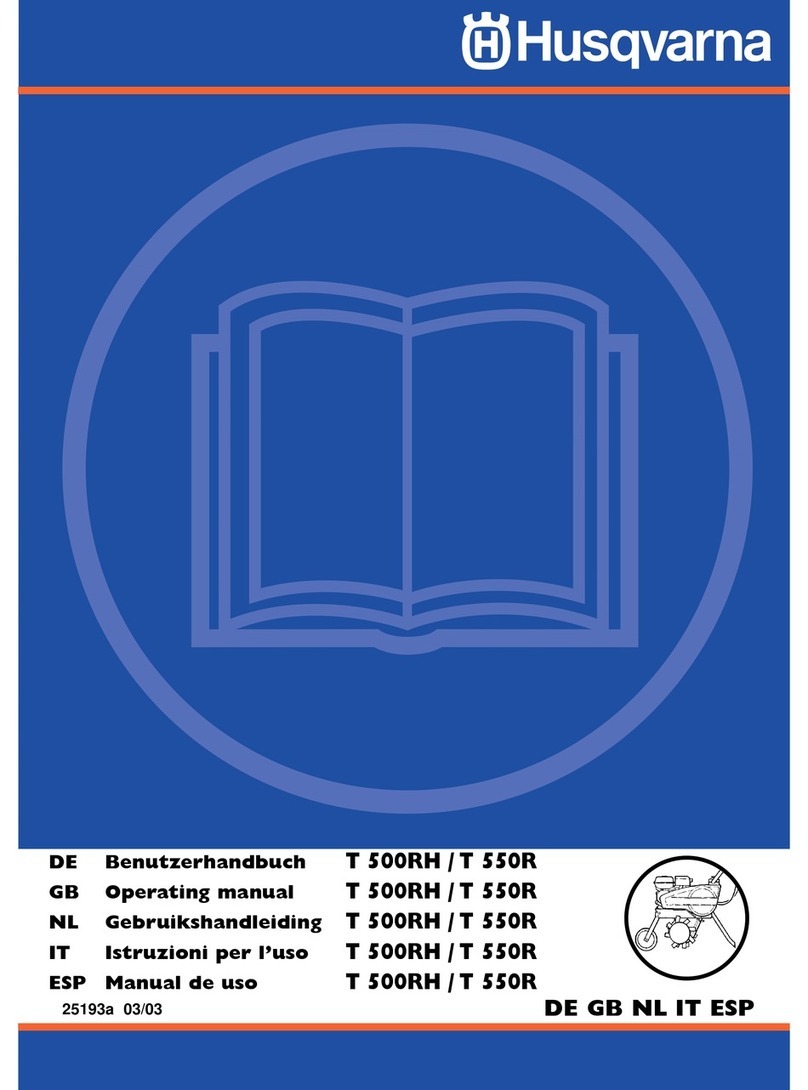 Husqvarna T 500RH operating manual