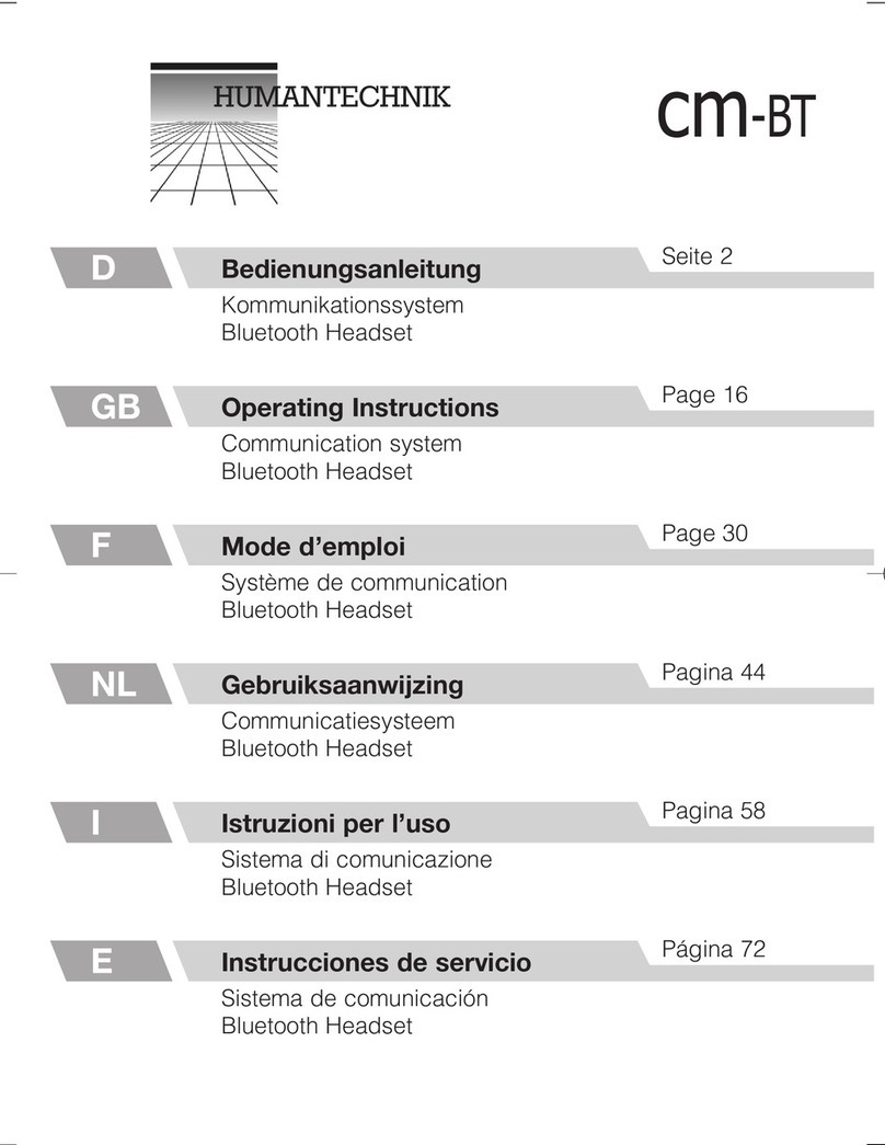 HumanTechnik cm-BT User manual