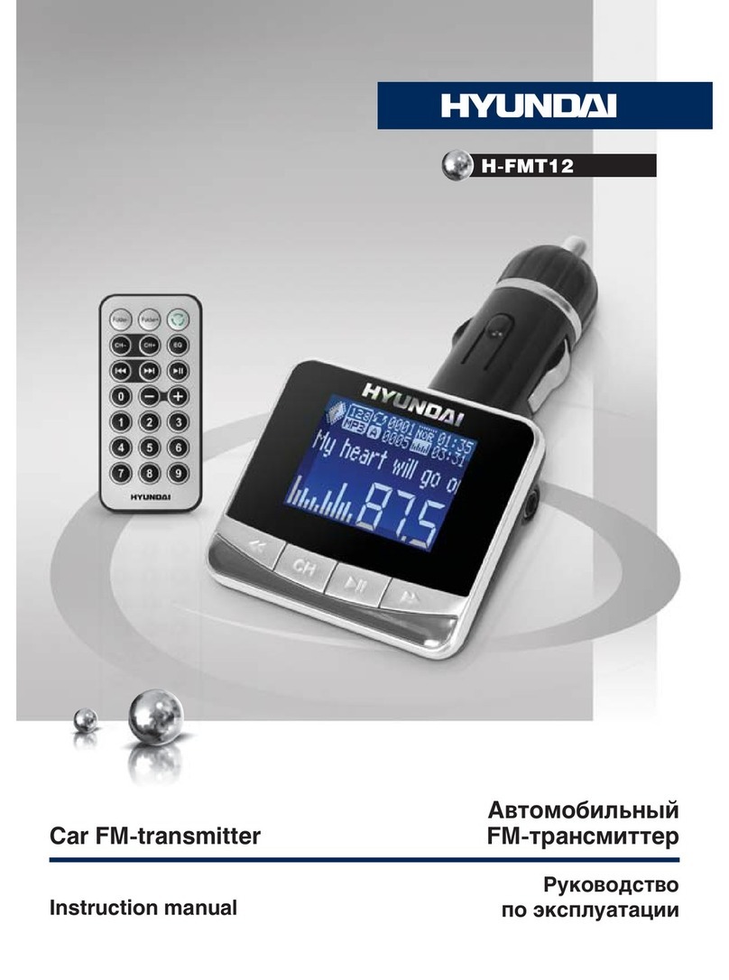Hyundai H-FMT12 User manual