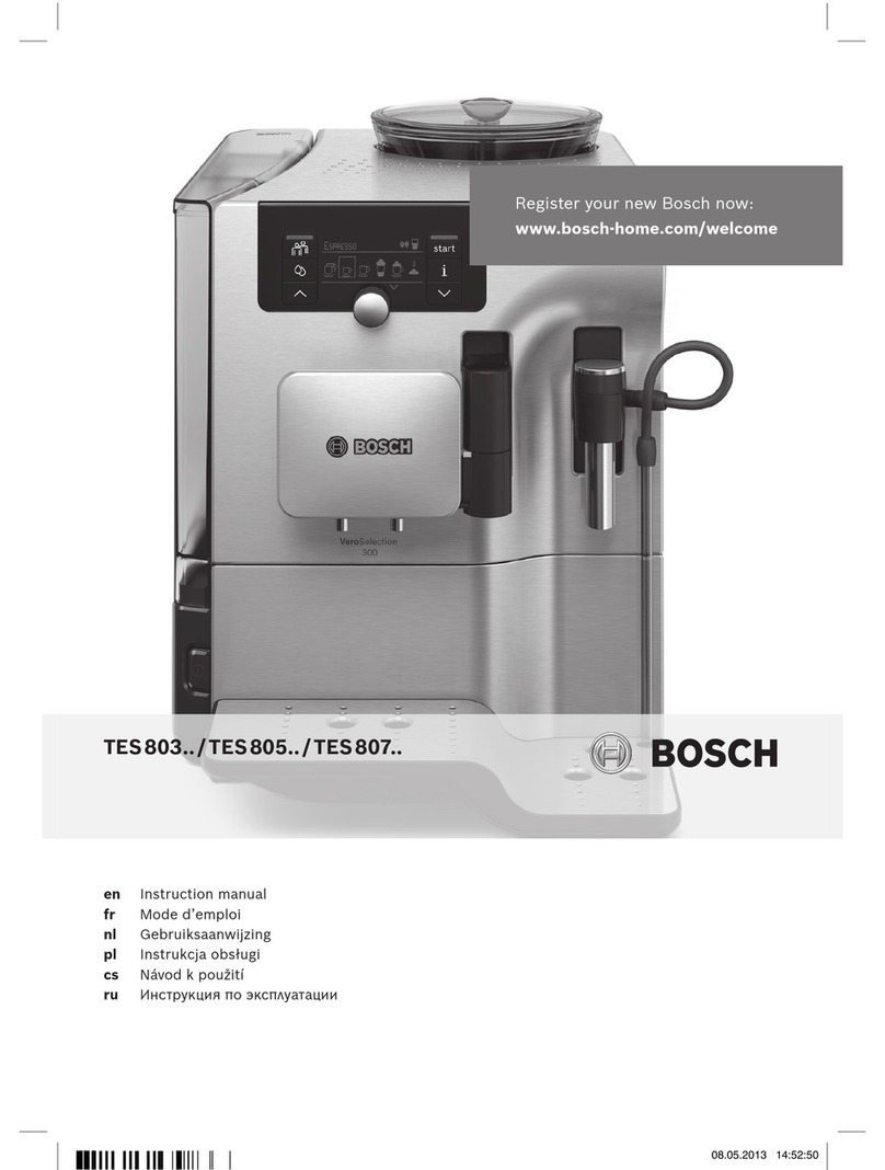 Bosch TES?803 SERIES User manual