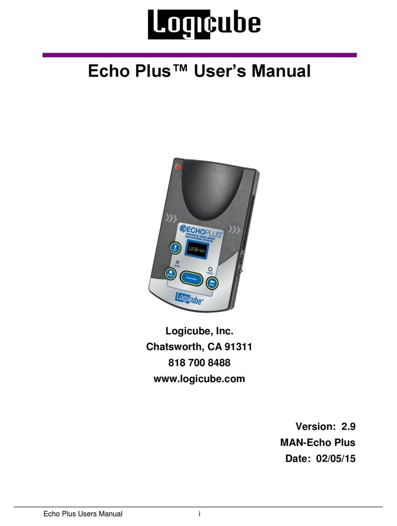 Logicube echo plus User manual